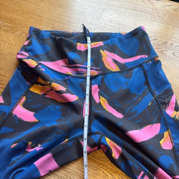 New Balance Printed 7/8 Running Tights Blue Camo - Picture 11 of 12